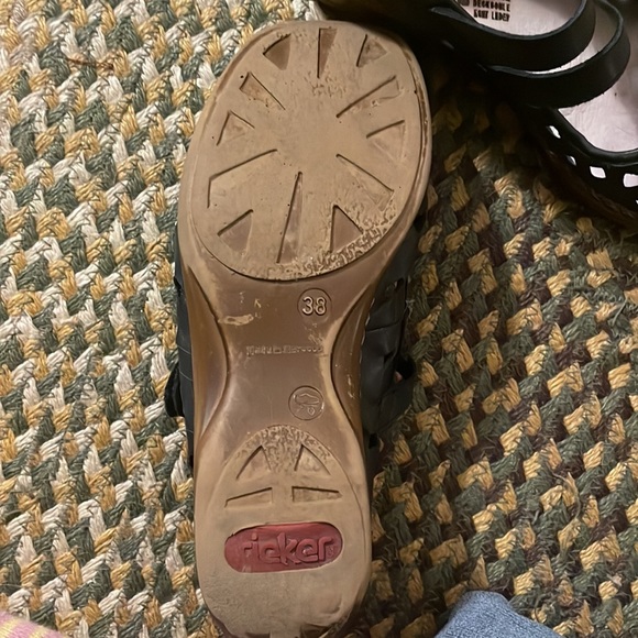 Grey Mary Jane style size 8 Riekers - Picture 4 of 5